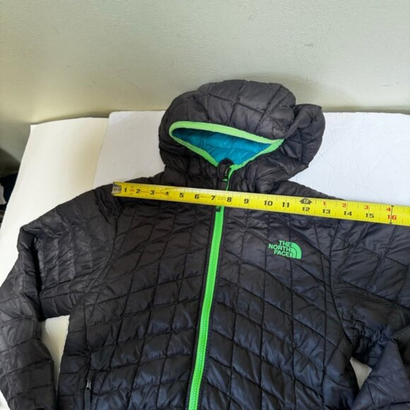 The North Face ThermoBall Hooded Jacket Down Packable Warm Zip Lightweight Boy M - Picture 14 of 16
